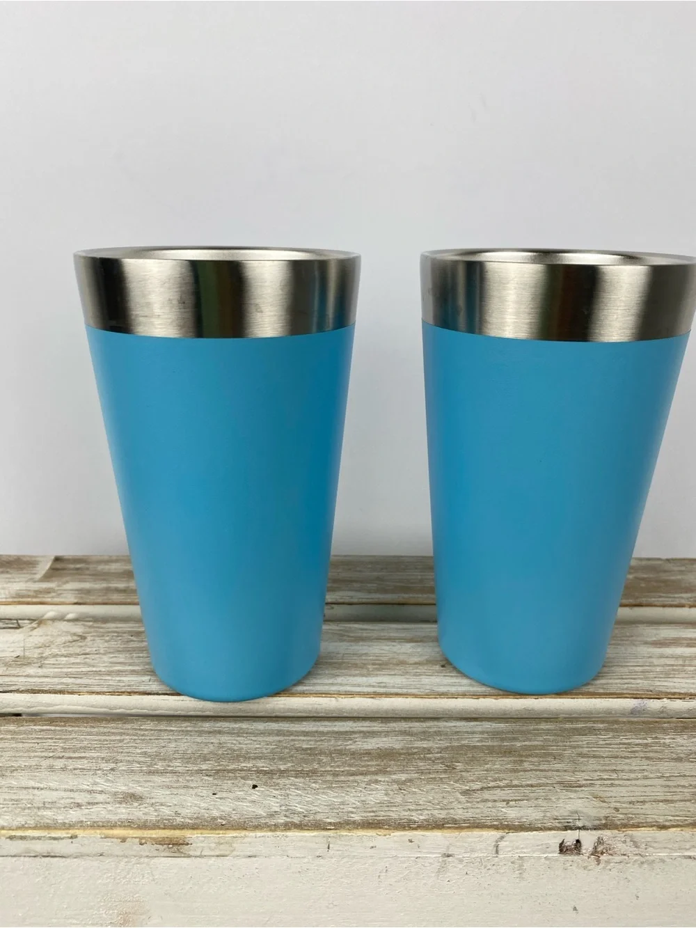 Stanley Adventure Series 16 oz stainless steel blue stacking tumbler set of 2 - Picture 2 of 11